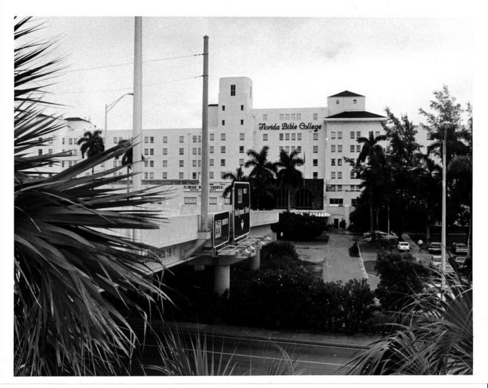 The Hollywood Beach Resort Hotel was the home of Florida Bible College for many years. The date of this photo is not known.
