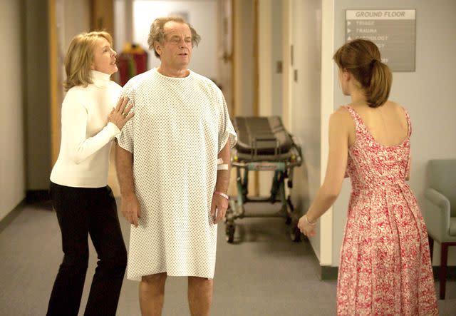 <p>Moviestore/Shutterstock </p> Diane Keaton, Jack Nicholson and Amanda Peet in 'Something's Gotta Give'