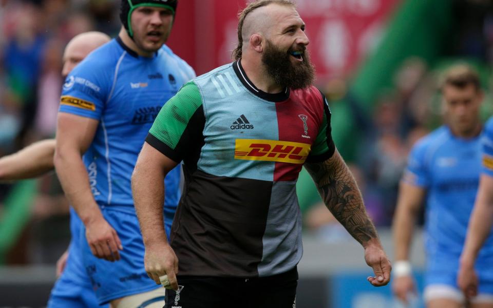 Joe Marler of Harlequins during the Gallagher Premiership Rugby match between Harlequins and Worcester Warriors - Getty Images