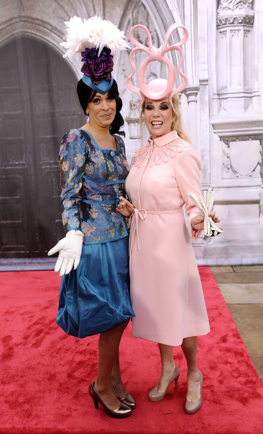 Hoda Kotb and Kathie Lee Gifford as Princess Eugenie and Princess Beatrice