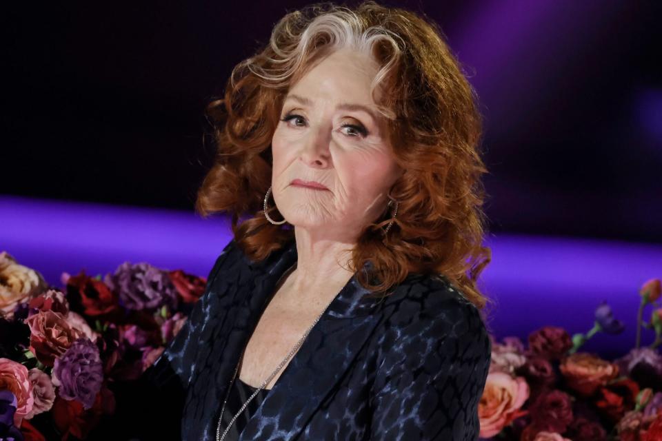 LOS ANGELES, CALIFORNIA - FEBRUARY 05: Bonnie Raitt performs onstage during the 65th GRAMMY Awards at Crypto.com Arena on February 05, 2023 in Los Angeles, California. (Photo by Kevin Winter/Getty Images for The Recording Academy )