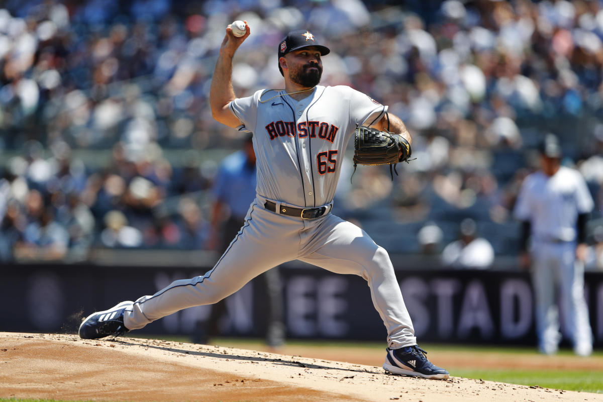 Yankees' Carlos Rodón strikes out five across three innings in