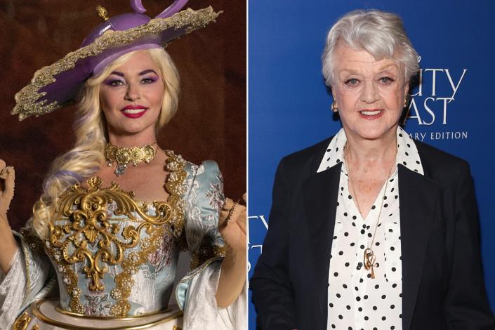 Shania Twain as Mrs. Potts; Angela Lansbury attends the &quot;Beauty &amp; The Beast&quot; 25th Anniversary