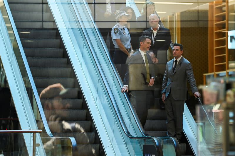 Westfield Bondi Junction re-opens to the public following the stabbing attacks which killed several people, in Sydney