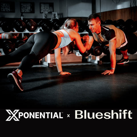 Xponential and Blueshift Nutrition are joining forces to bring award-winning sports nutrition products to members across 9 brands. (Photo: Business Wire)