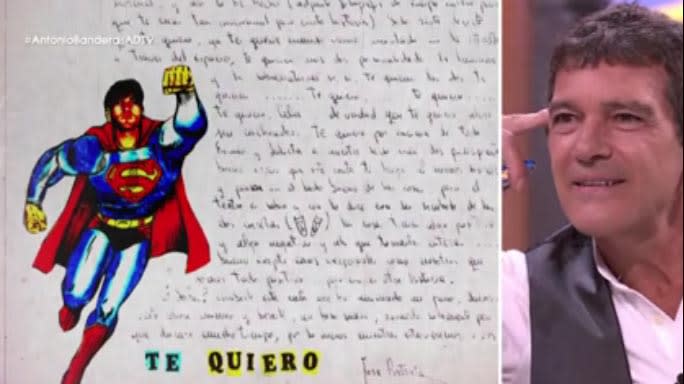 Carta de Antonio Banderas a Celia Trujillo