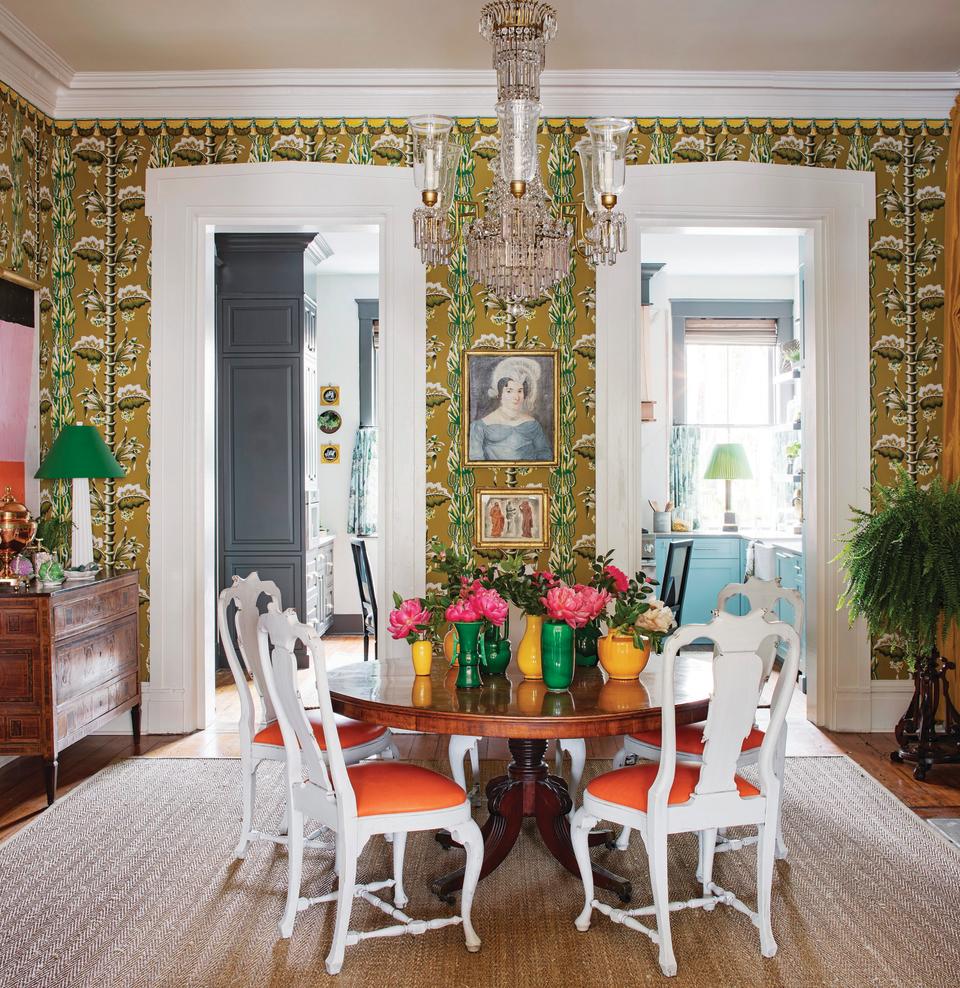Pattern, like in this Brockschmidt & Coleman interior, is also staying strong.