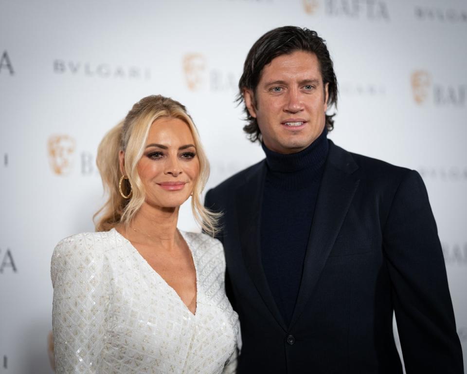 Tess Daley and Vernon Kay (Scott Garfitt/Shutterstock for BAFTA)