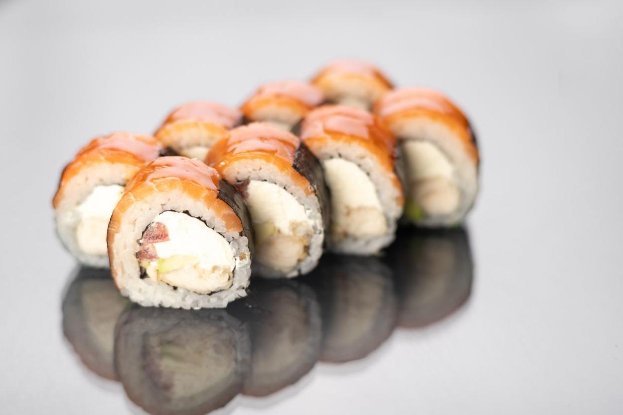 Sushi with cream cheese