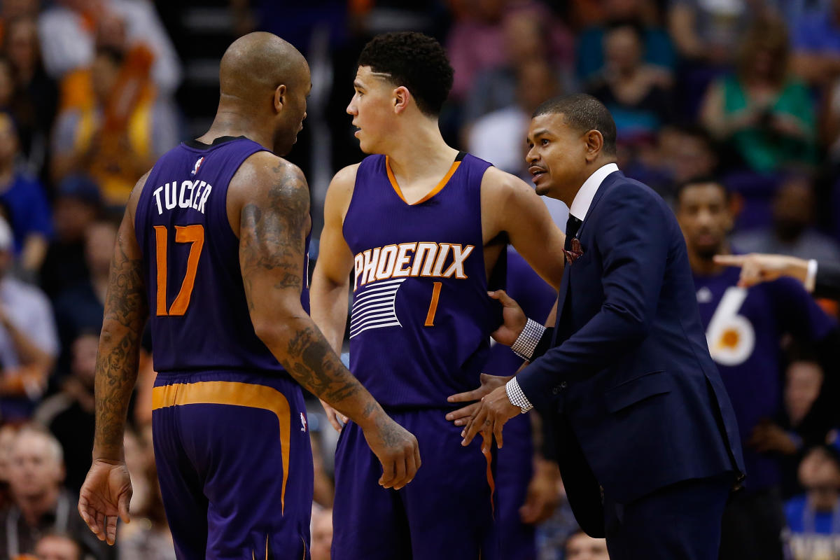 Newest Phoenix Sun Devin Booker's shooting, maturity give him a shot to play