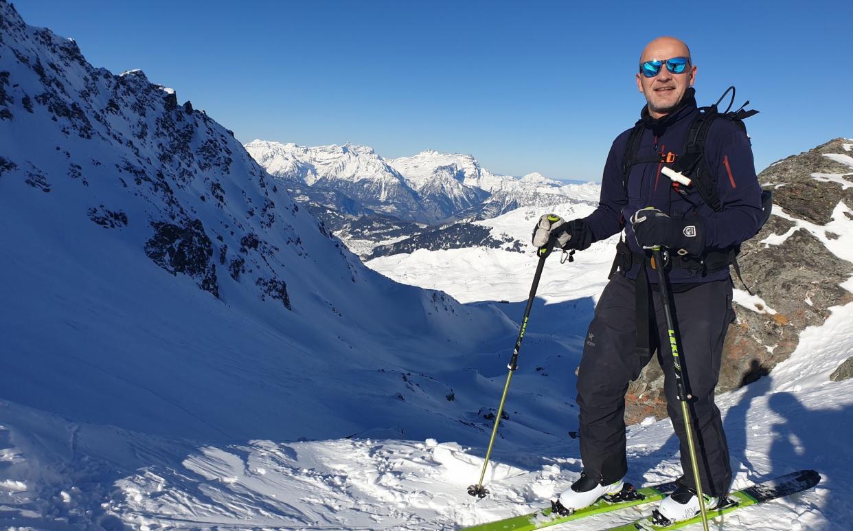 Paul Nuki skiing in Verbier - James Forrest