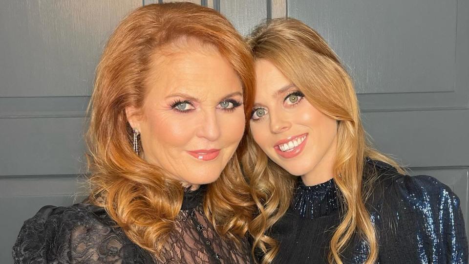 Princess Beatrice and her mother Sarah in New York City last week