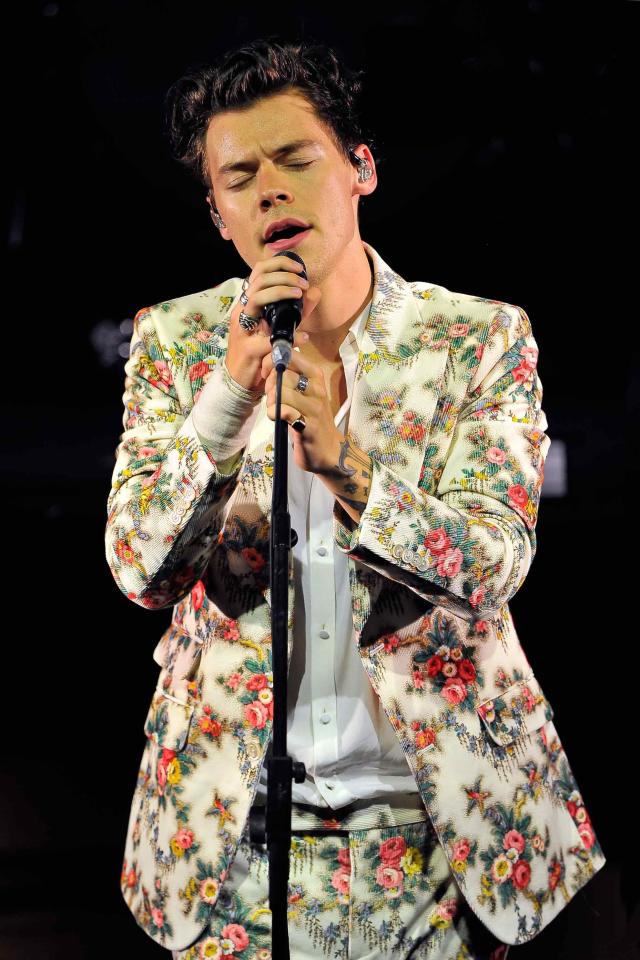 How Harry Styles' Lights Up outfit was made, British GQ