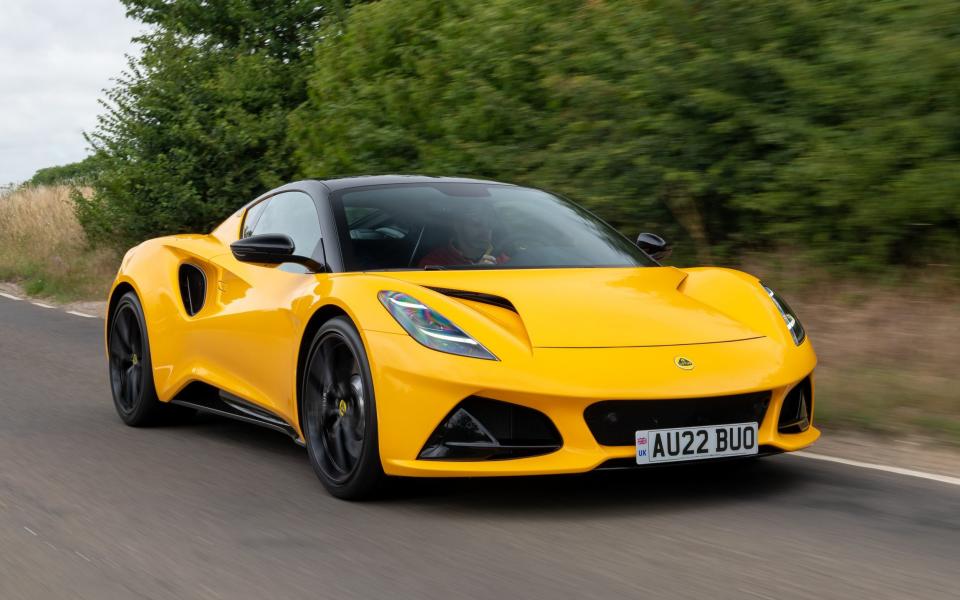 The Lotus Emira manages to reach 60mph in 4.2sec