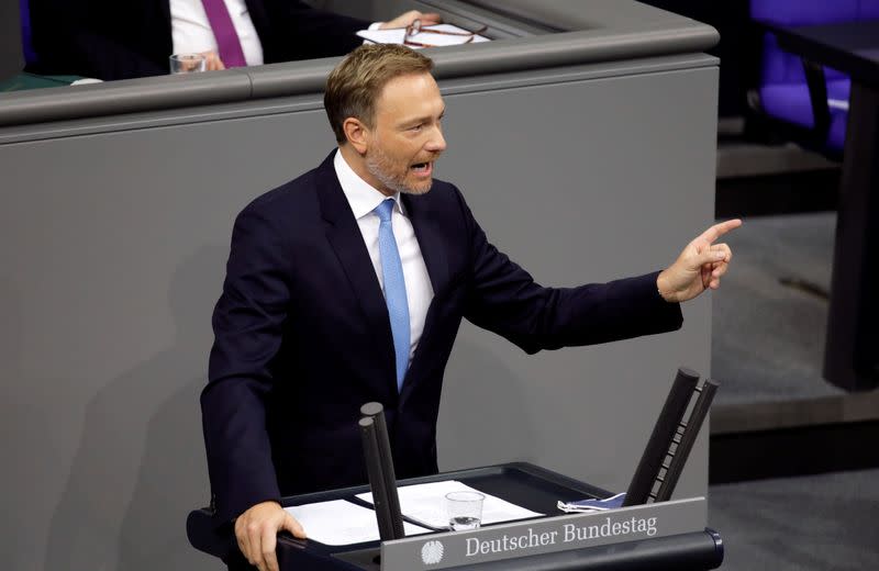 FILE PHOTO: Bundestag session in Berlin