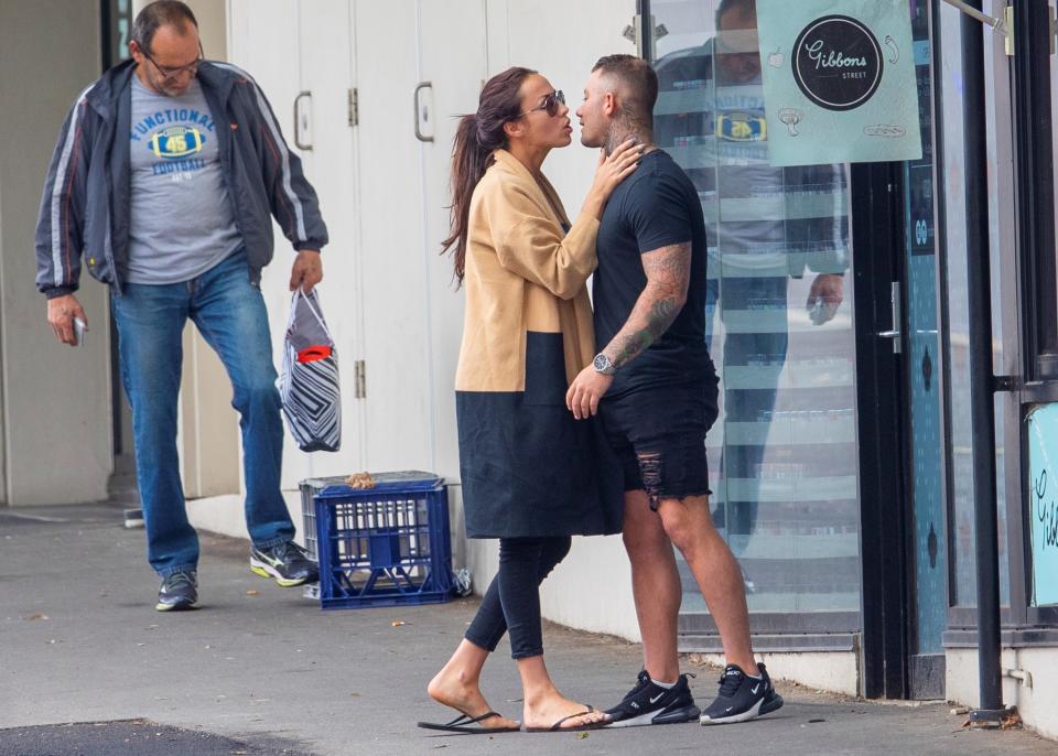 MAFS bride Natasha Spencer was spotted kissing a new man amid rumours she's split from her 'husband' Mikey Pembroke.