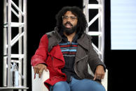 Daveed Diggs speaks at the "Central Park" panel during the Apple+ TCA 2020 Winter Press Tour at the Langham Huntington, Sunday, Jan. 19, 2020, in Pasadena, Calif. (Photo by Willy Sanjuan/Invision/AP)