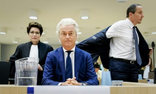 Geert Wilders, who heads the far-right Freedom Party, is appealing against a 2016 conviction of discrimination