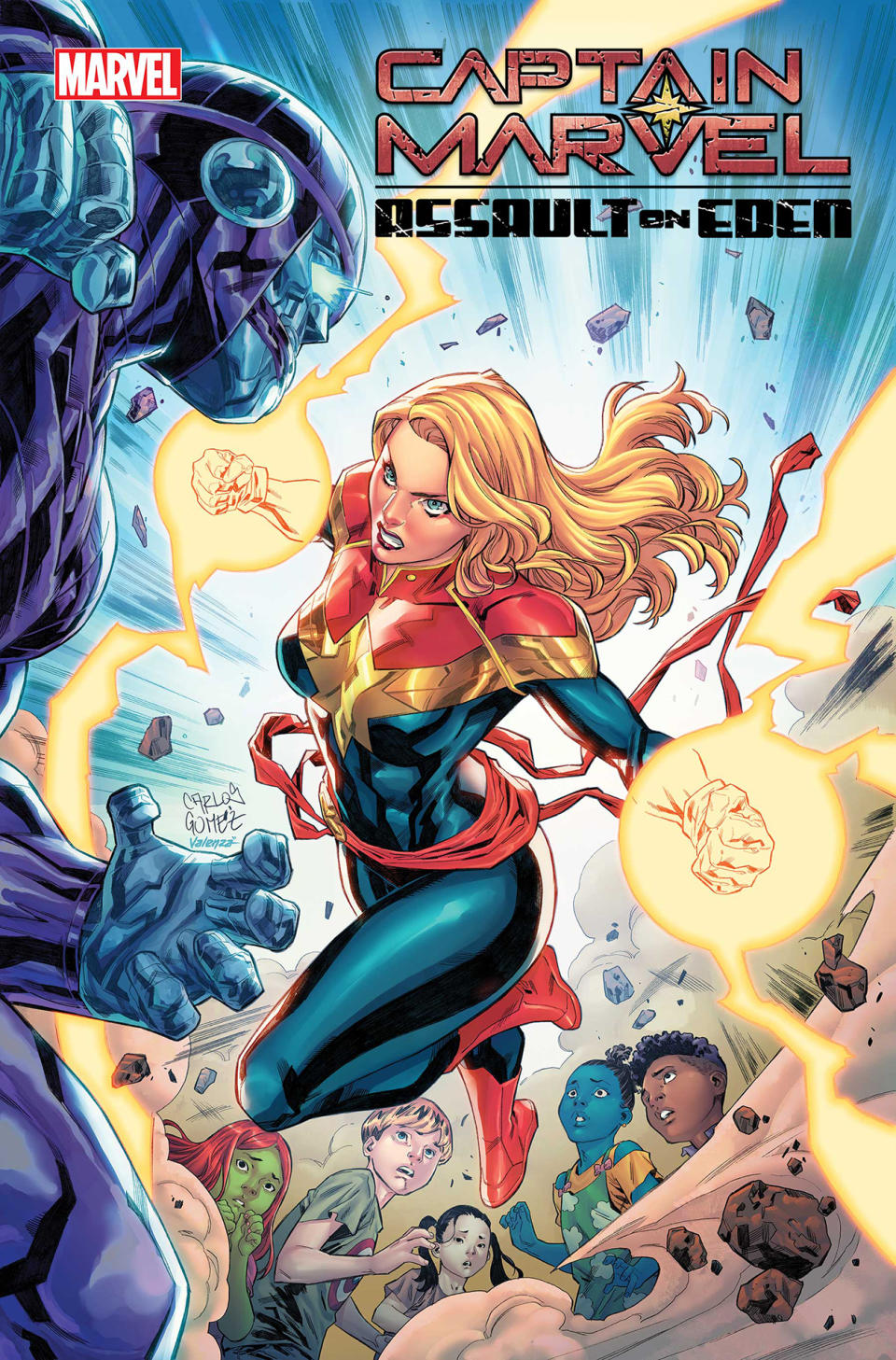 Captain Marvel: Assault on Eden #1 cover art