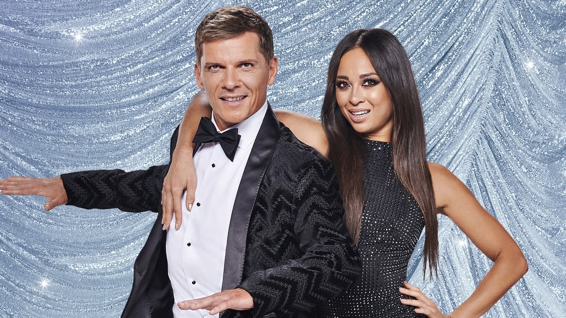 Nigel Harman and Katya Jones have exited this year's contest. (BBC)