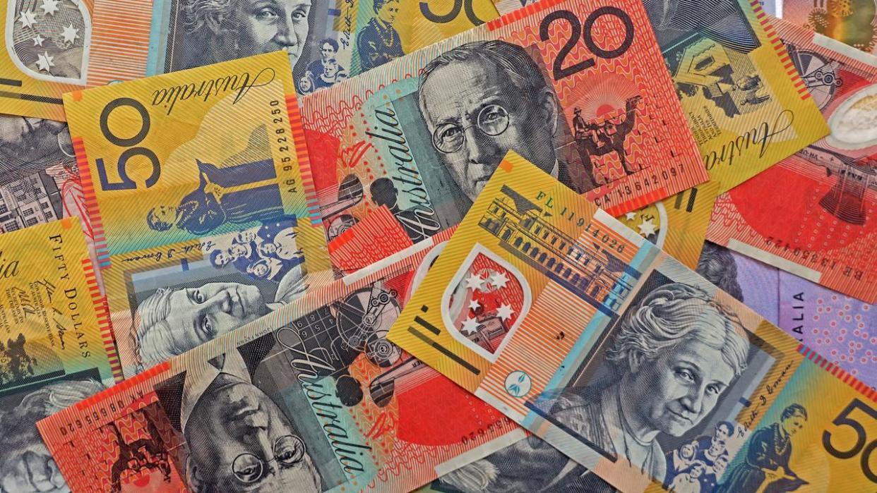 AUSTRALIA - NewsWire Photos - General view editorial generic stock photo of Australian cash money currency. Picture: NCA NewsWire / Nicholas Eagar