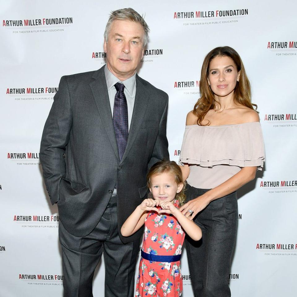 Alec Baldwin, Carmen Baldwin, Hilaria Baldwin | Mike Coppola/Getty Images