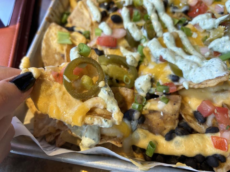 Nachos appetizer from Hard Rock Cafe