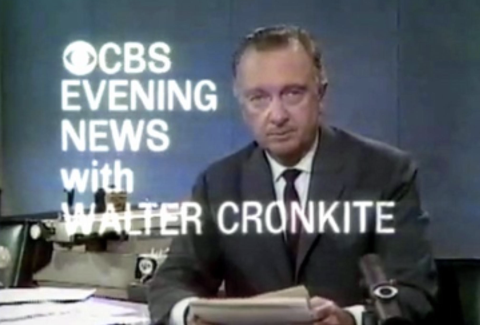 CBS Evening News with Walter Cronkite ran from 1962 to 1981. (Source: screenshot/CBS)