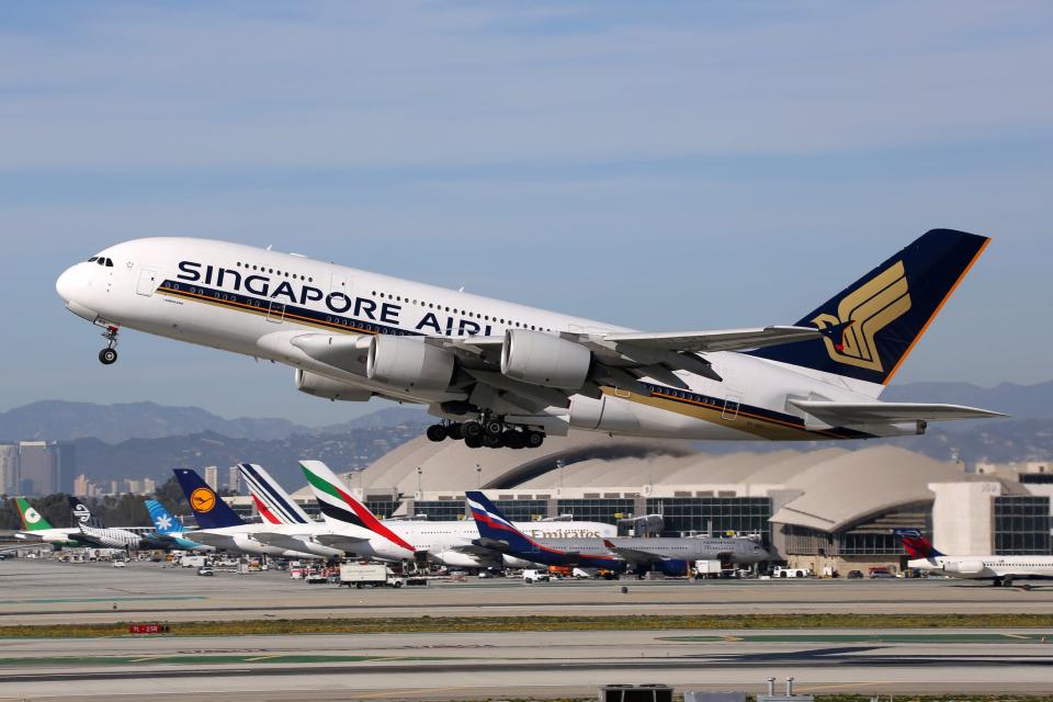 Singapore Airlines is using one of its grounded aircraft as a restaurant (Getty Images/Boarding1Now)