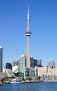 <p><b>3. CN Tower</b></p> <p>Height: 553.3 m (1,815 ft)</p> <p>Country: Canada</p> (Image by Wladyslaw: FAL, GFDL (http://www.gnu.org/copyleft/fdl.html) or CC-BY-SA-3.0 (http://creativecommons.org/licenses/by-sa/3.0/)], via Wikimedia Commons)