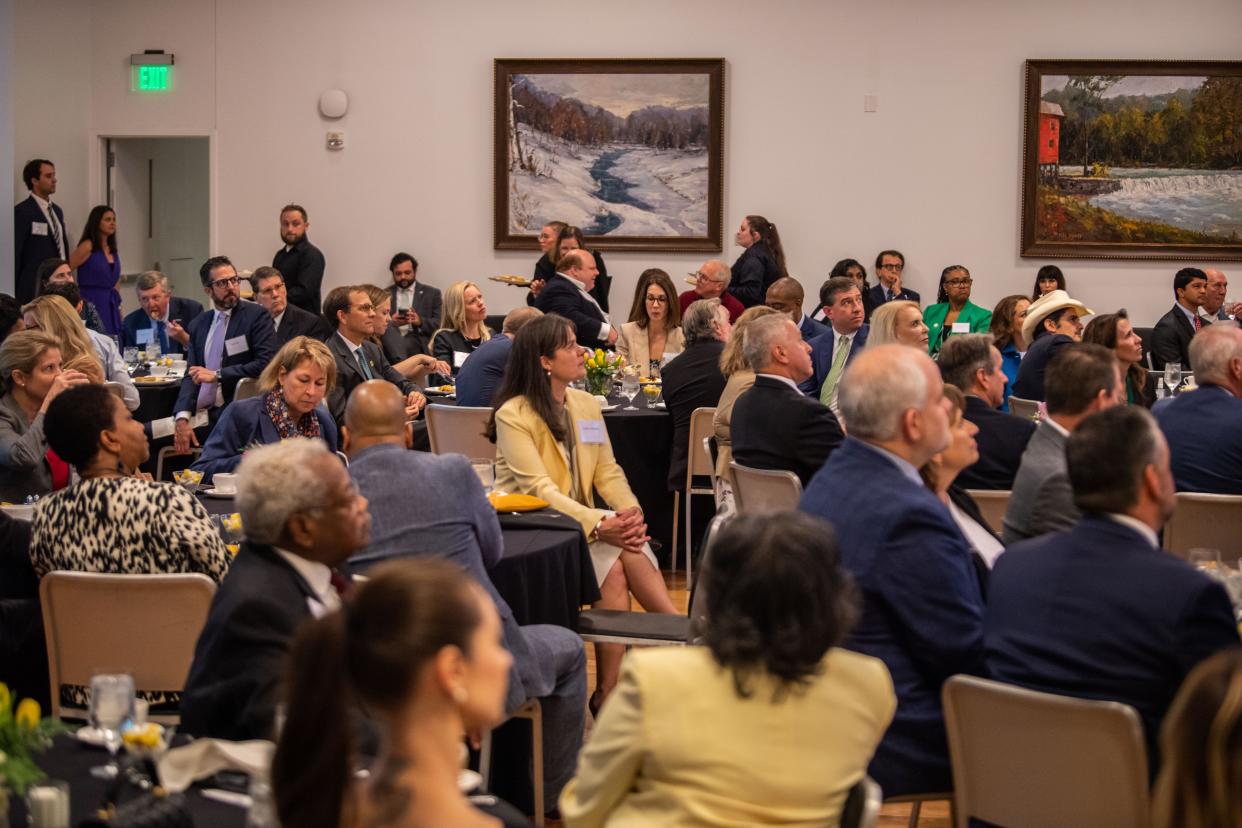 The annual 2024 CEO Roundtable Series was hosted at the governor's mansion in Nashville, Tenn., highlighting and awarding six business leaders, Thursday, April 18, 2024.