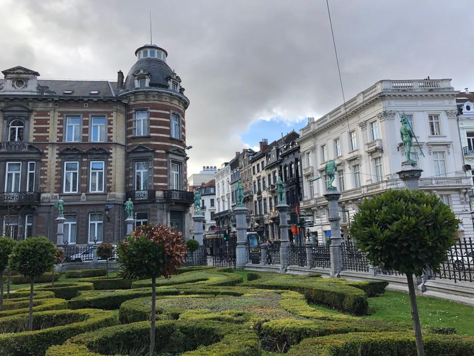 Buildings surrounding the Brussels Park