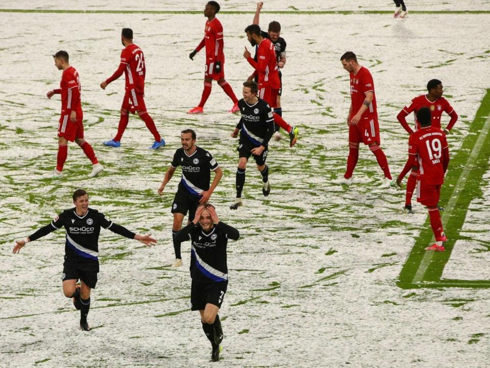 Bielefeld schrammt in München nur knapp an der Sensation vorbei. (Bild: Getty Images)