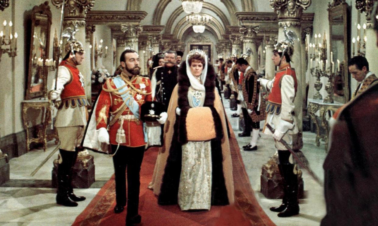 <span>Michael Jayston and Janet Suzman in Nicholas and Alexandra, 1971.</span><span>Photograph: Columbia Pictures/Sportsphoto/Allstar</span>