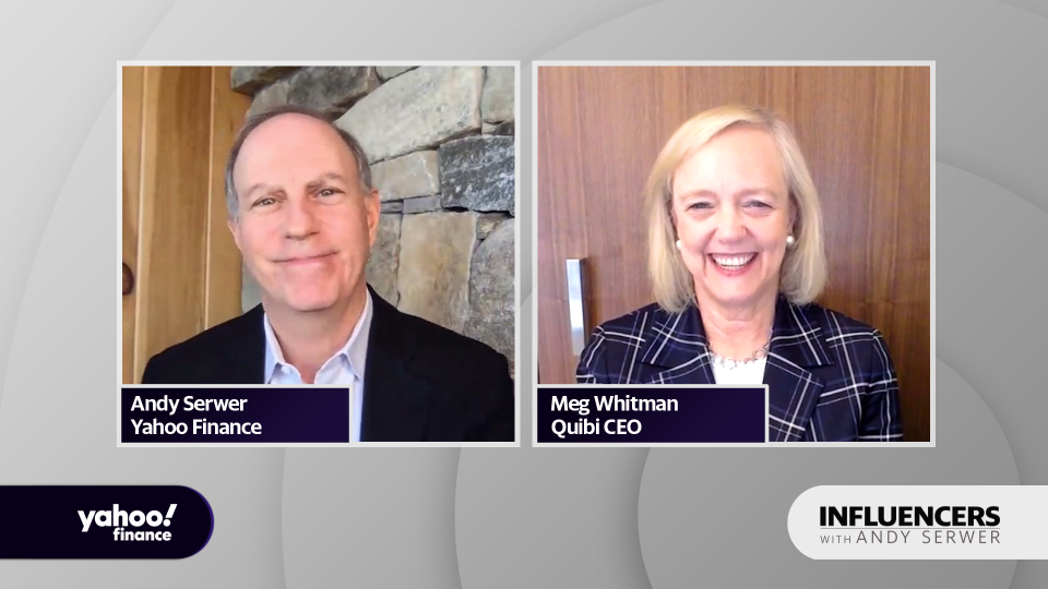 Quibi CEO Meg Whitman appears on "Influencers with Andy Serwer."