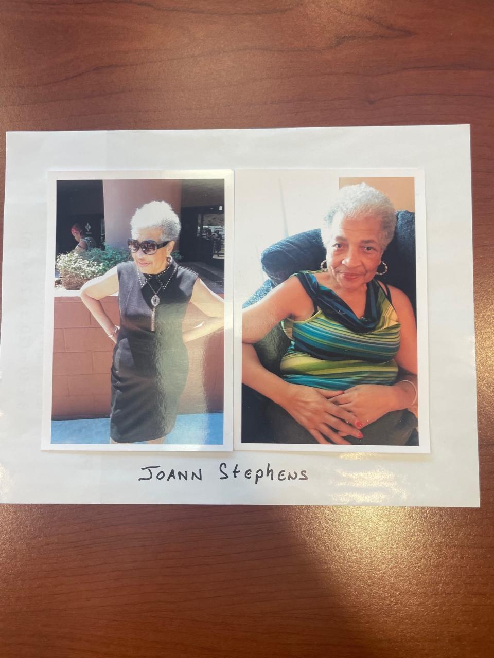 Photo of Joann Stephens, who died in November of 2022.