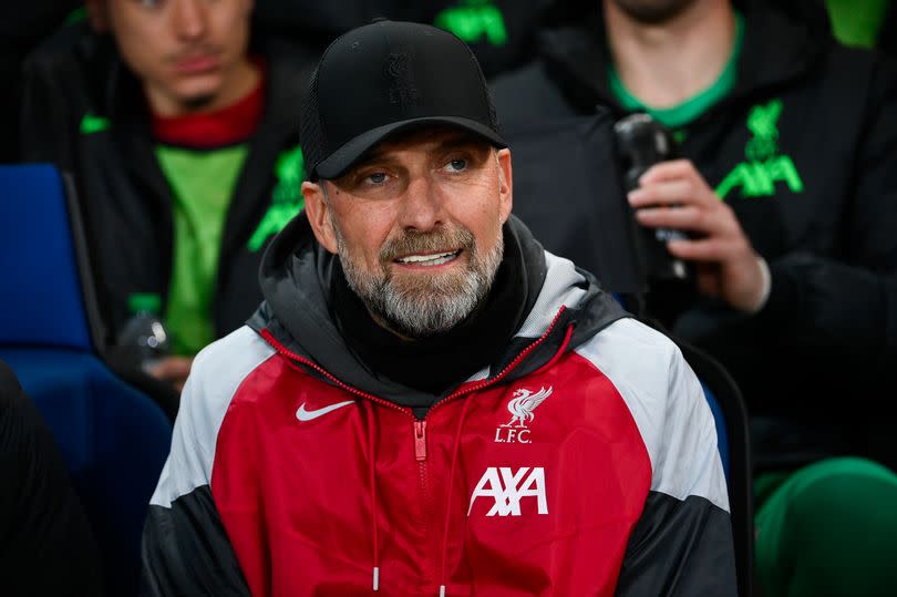 Jürgen Klopp before Liverpool played Atalanta in the Europa League.