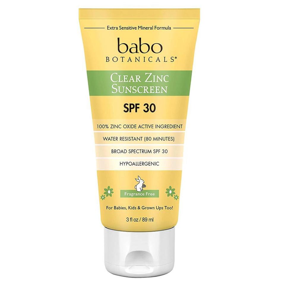 21) Clear Zinc Sunscreen Broad Spectrum SPF 30