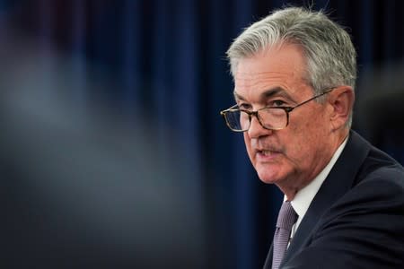 Federal Reserve Chair Jerome Powell holds a News Conference