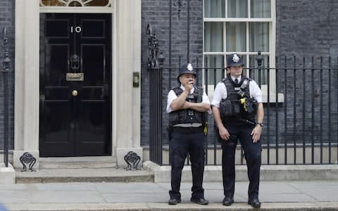 Police officers in Downing Street - Credit: Aaron Chown/PA&nbsp;