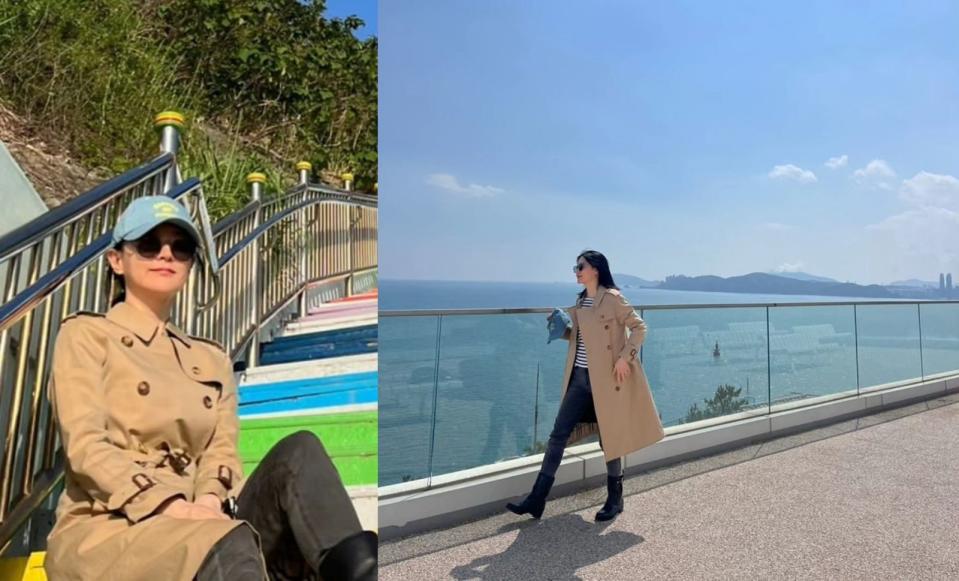李英愛到釜山一日小旅行，和大家分享許多照片。（翻攝李英愛INS）