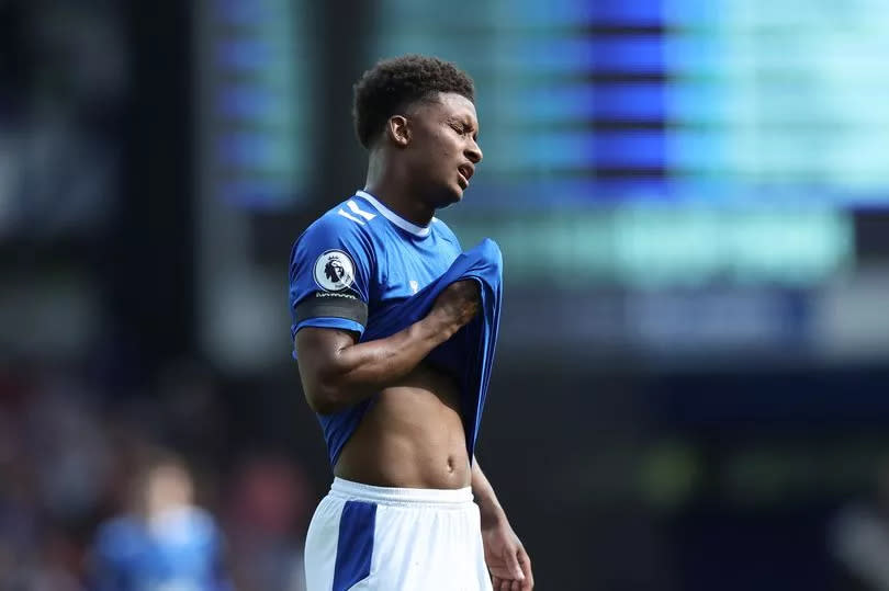 Demarai Gray in Premier League action for Everton against Bournemouth before his Saudi Arabia move to Al-Ettifaq