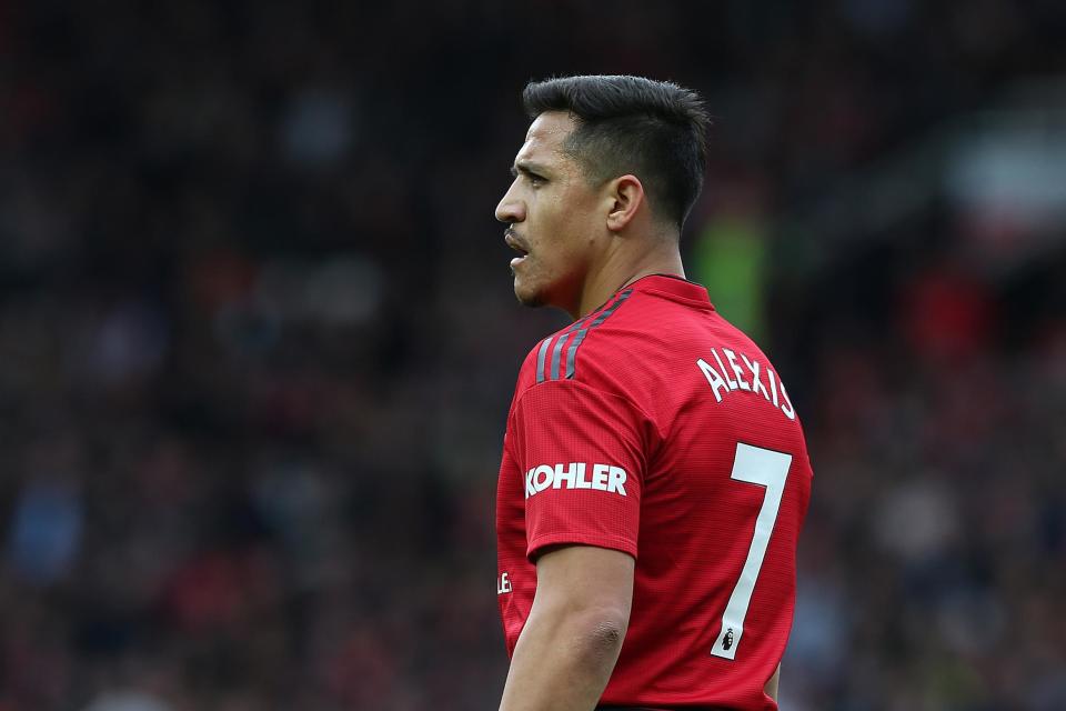 The Chilean forward has endured a disappointing stint at Old Trafford (Matthew Peters/Manchester United via Getty Images)