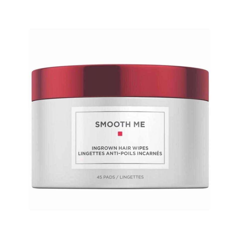 You can find these <a href="https://fave.co/2WRiLZP" target="_blank" rel="noopener noreferrer">Smooth Me Ingrown Hair Wipes</a> our editor swears by to eliminate ingrowns for $29 at <a href="https://fave.co/2WRiLZP" target="_blank" rel="noopener noreferrer">European Wax Center</a>.