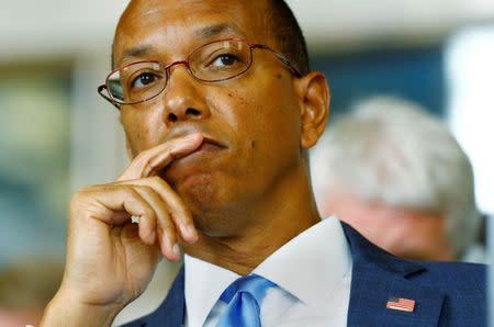 U.S. Disarmament Ambassador Robert Wood attends the Conference on Disarmament at the U.N. in Geneva, Switzerland May 16, 2017. REUTERS/Denis Balibouse