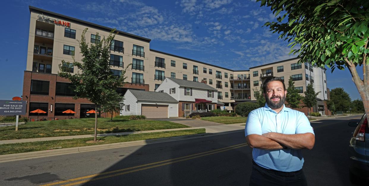 Michael Mordoh has fond memories of visiting his grandparent's house, which is hemmed in by development along Lane Avenue in Upper Arlington.