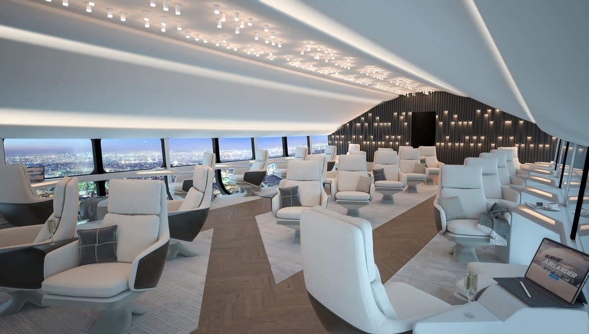 Airlander 10 interiors bring luxury lounging to the cabin (Hybrid Air Vehicles)