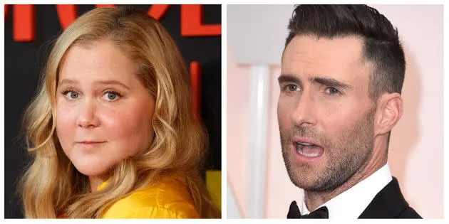 Amy Schumer and Adam Levine. (Photo: Frazer Harrison via Getty Images/Steve Granitz via Getty Images)