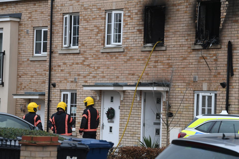 The fire also left a woman, 35, with life-changing injuries and a man, 46, with minor injuries.