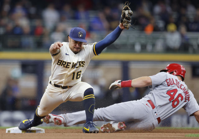 Goldschmidt, Arenado homer in the same game for second straight day as  Cardinals beat Brewers to extend division lead